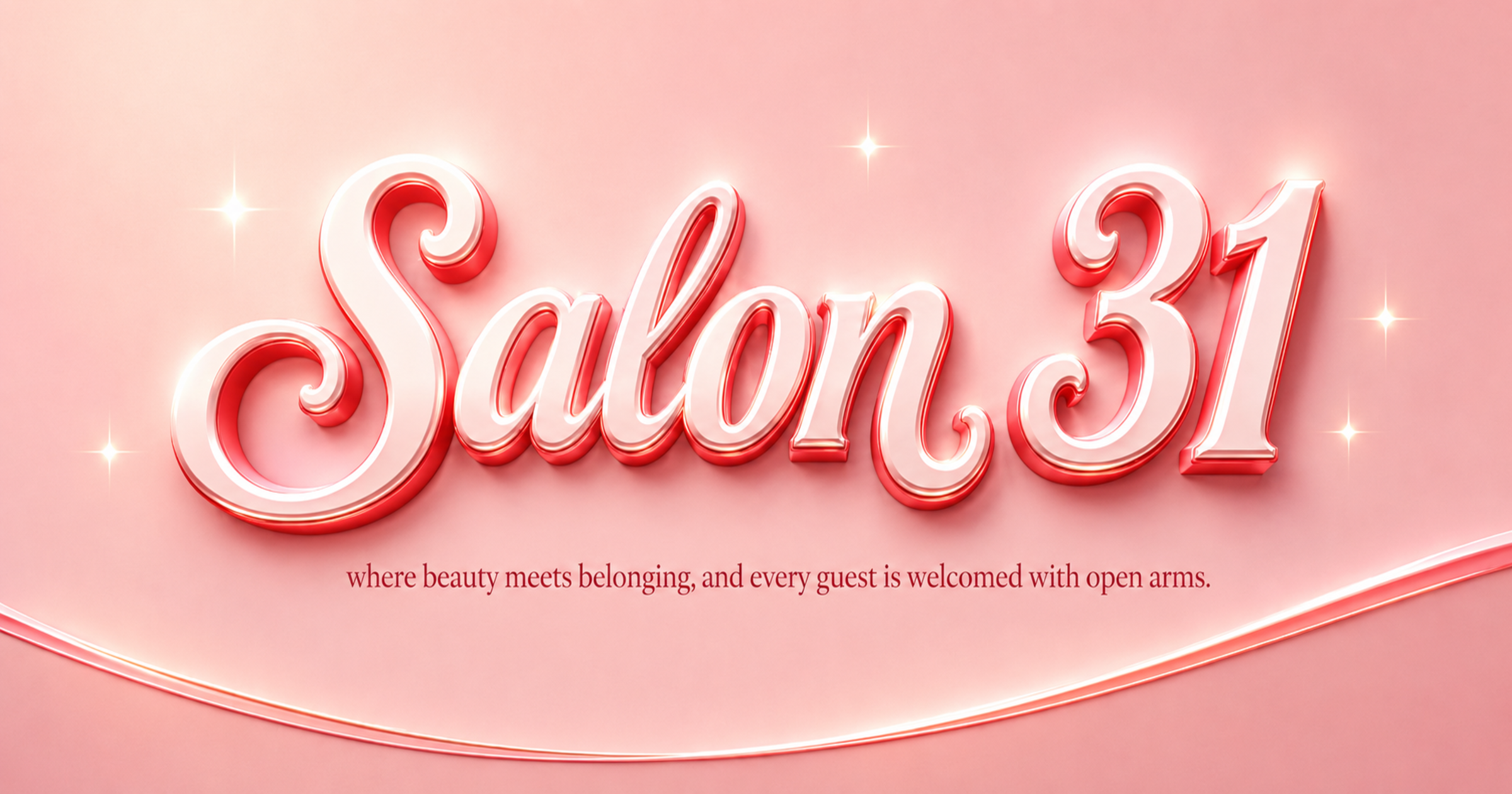 Salon 31 branded salon header